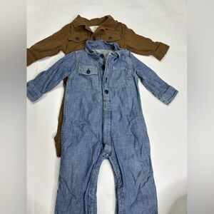 Baby Boy One Pieces Set Size 12M (2 One Pieces)